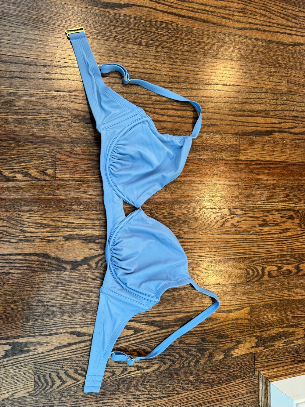 Shade & Shore Sky Blue Underwire Bikini Top